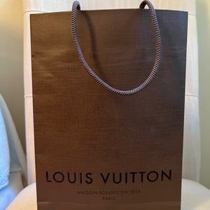 Louis Vuitton paper bag